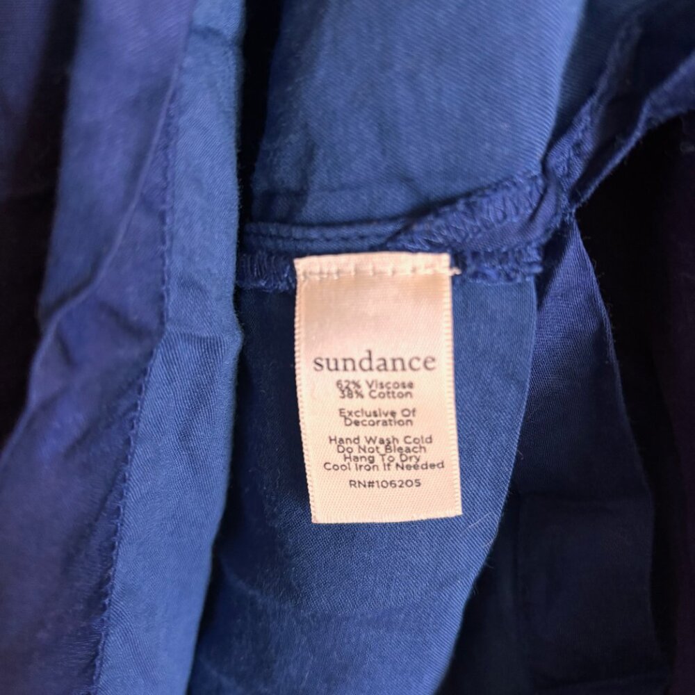 Sundance XL Embroidered Royal Blue Tunic - Picture 8 of 8